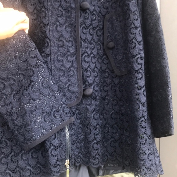 Moncler jacket elegant lace in dark blue - Picture 8 of 8